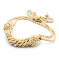 Shibari-Style Rope Gag – Natural Aesthetic Restraint