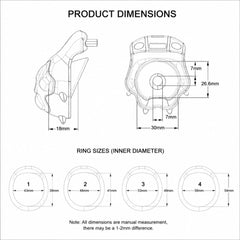 Cat Paw Protective Chastity Lock