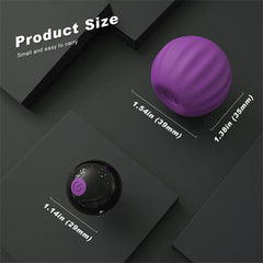 Internal Condom Vibrating Ball Purple