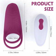 AMZING TOY_ Remote control Cock ring vibrator Trap-RCT