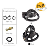 Small & Flat Chastity Cage Set