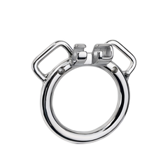 304 Stainless Steel Replacement Base Rings for Metal Chastity Cages - Circular, Curved & Strap-Ready K-01-K-04