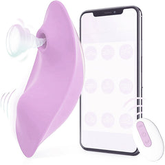 Wearable App Control Sucking Vibrator