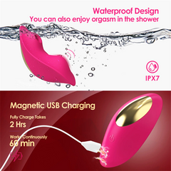 Wearable App Control Sucking Vibrator