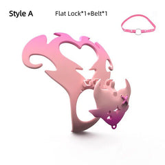 Angel SL25001 Style A with flat lock and pink belt