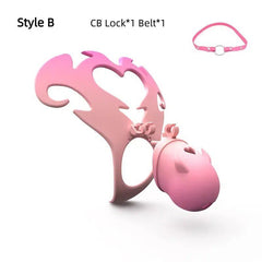 Angel SL25001 Style B with CB lock and pink belt