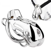 Larger Steel Cobra Chastity Cage