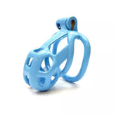 Nano | Blue Cobra Male Chastity Cage with 4 Rings