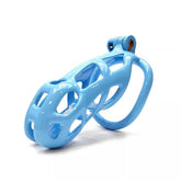Standard | Blue Cobra Male Chastity Cage with 4 Rings