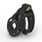 Black Cobra 6.0 open-frame cage with shaped Python base ring and integrated lock