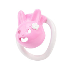 Flower-Trimmed Rabbit Resin Chastity Cage