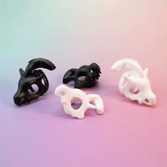 dinosaur skull cages in S and L sizes