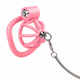 Dog Paw ABS Chastity Cage with Tube or Chain Options