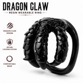 black Dragon Claw resin chastity cage
