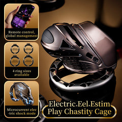 Electric Eel Stimulation Chastity Cage