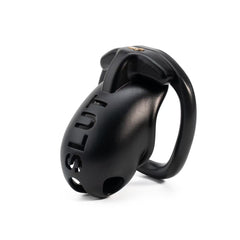 SLUT Humiliation Resin Chastity Cage with Ring-Set Options