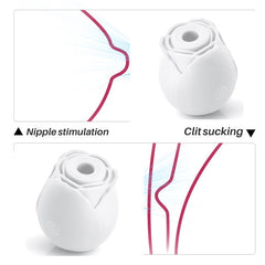 Glow In Dark Rose Vibrator Hot Pink