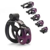 Gradient Black-Purple Cobra Chastity Cage