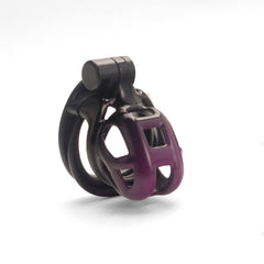 Gradient Black-Purple Cobra Chastity Cage