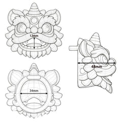lion guardian cage measurements