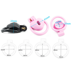 3D Heart Shape Chastity Device