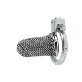 lightweight chainmail metal cage front view