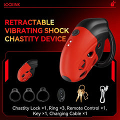 LK-113 cage package with three rings remote keys and cable