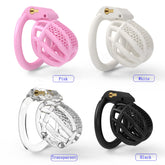 Mini Honeycomb Chastity Device With 4 Ring