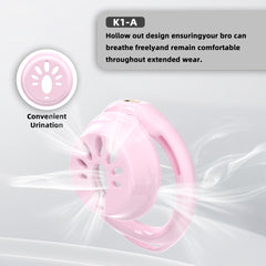 Mini Urine Nouth Flat Chastity Device
