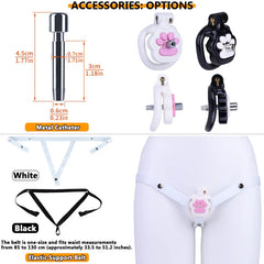 Neko cage catheter and support belt options