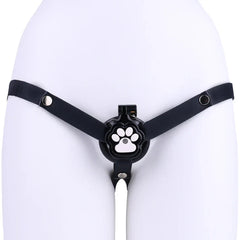 black support belt worn with Neko cage