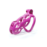 Standard Purple Cobra Male Chastity Cage with 4 Rings