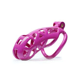 Maxi Purple Cobra Male Chastity Cage with 4 Rings