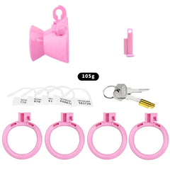 pink hourglass cage package without belt