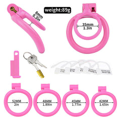 Resin Locking Chastity Cage