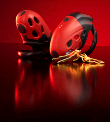 Lockink Electro Vibe Retractable Chastity Cage