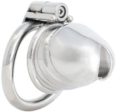 S225 compact enclosed stainless steel chastity cage with hex lock