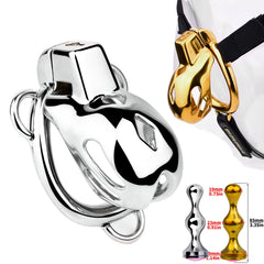 Premium Chastity Cage With Strap