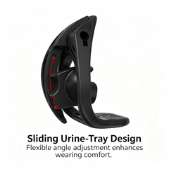 Sliding Urine-Tray ABS FuFu Chastity Clip