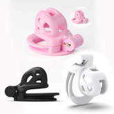 Super-Mini Cobra Chastity Cage Kits 1.81 inches Long