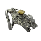 The Beast wolf-head stainless steel chastity cage
