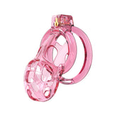 Transparent pink Soft Cobra silicone cage and ring