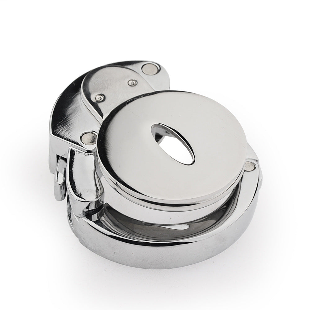 ZC-054 flat-lock adjustable metal chastity cage