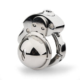 ZC-056 flat adjustable metal chastity cage