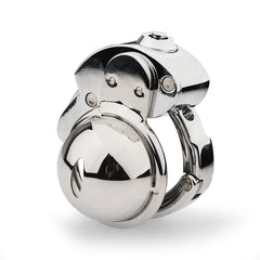 ZC-056 flat adjustable metal chastity cage