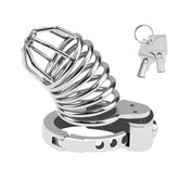 ZC-067 skeleton adjustable stainless steel chastity cage