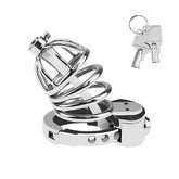 ZC-068 urethral open-frame stainless steel chastity cage with keys
