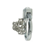 ZC-109 adjustable metal chastity cage with chain-link front