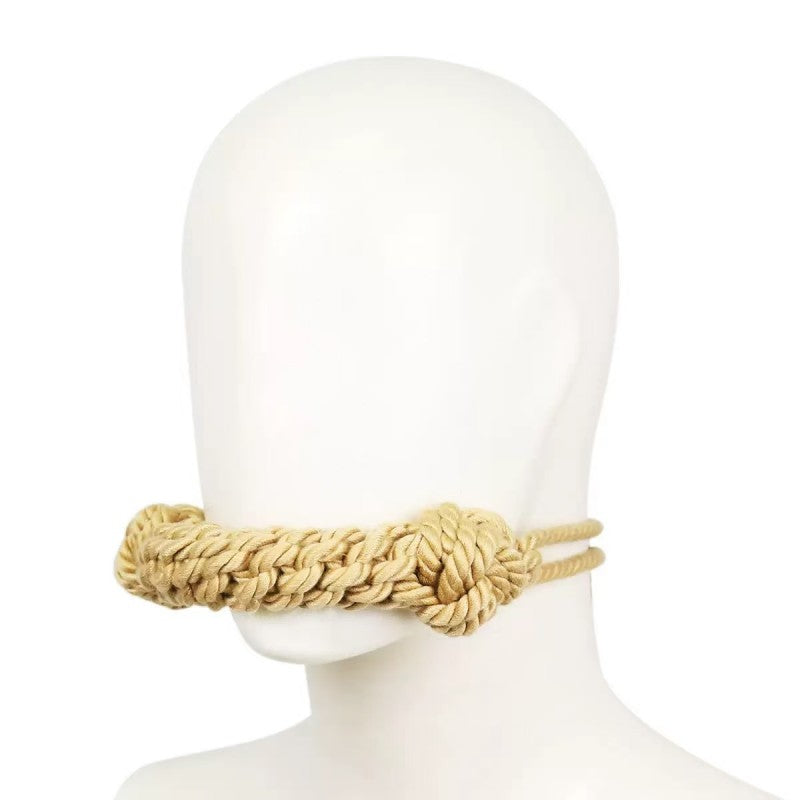 Shibari-Style Rope Gag – Natural Aesthetic Restraint
