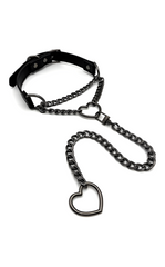 LoveChains™ - Swivel Clasp Leather Choker Collar